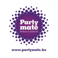 Logo Springkasteel huren - Partymate, Zwevegem